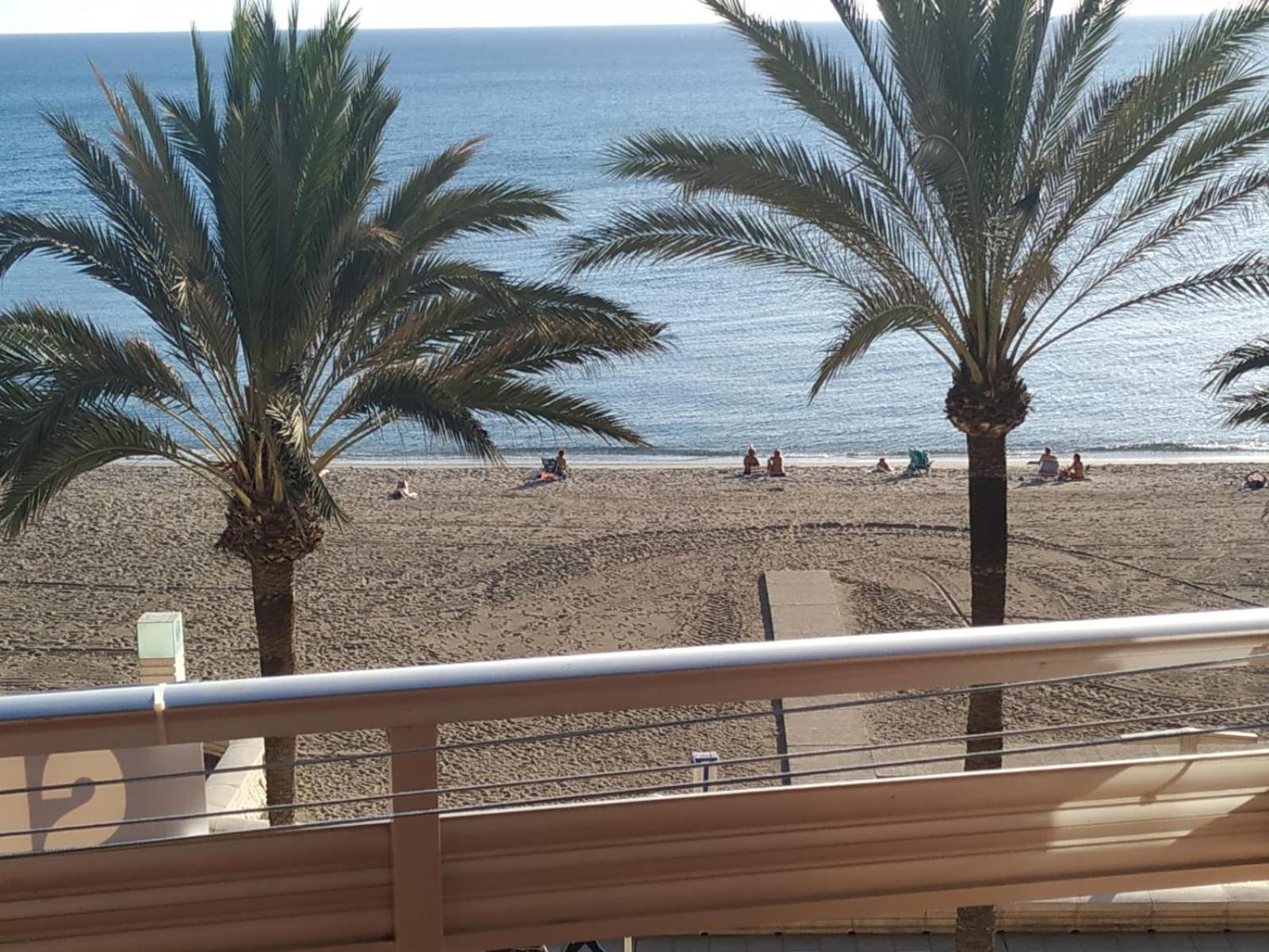 Apartamento 1ª Linea De Mar Almería Zewnętrze zdjęcie