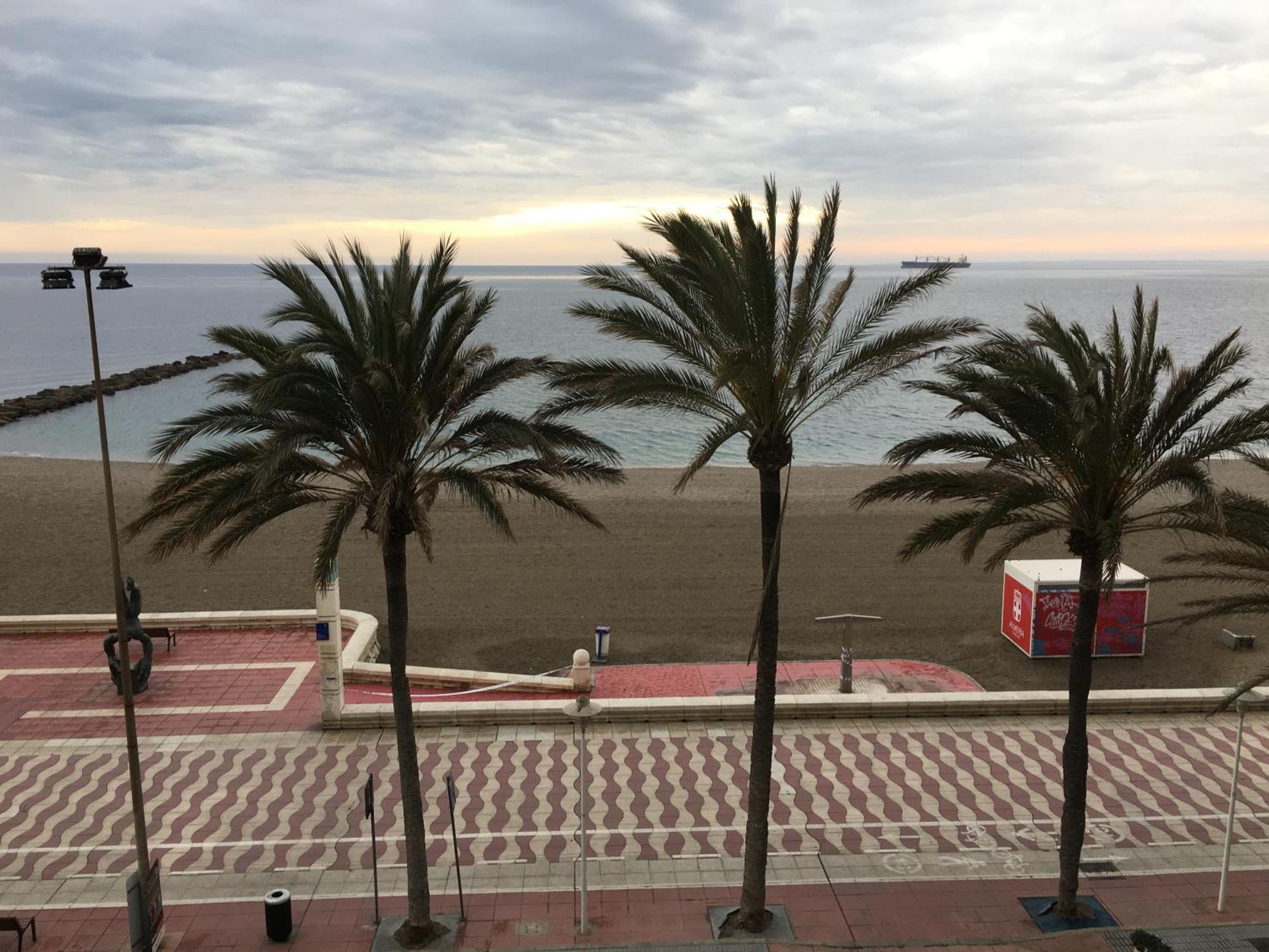 Apartamento 1ª Linea De Mar Almería Zewnętrze zdjęcie