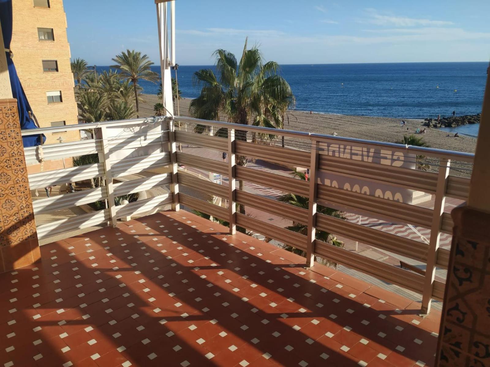 Apartamento 1ª Linea De Mar Almería Zewnętrze zdjęcie
